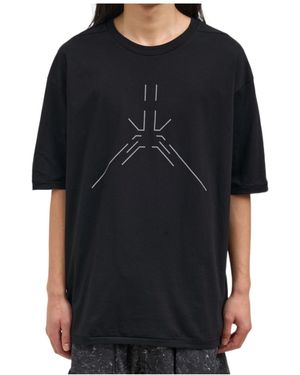 Thom Krom Graphic Print T-Shirt - Black
