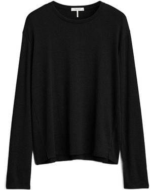 Rag & Bone Knitted Long-Sleeved T-Shirt - Black
