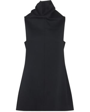 KHAITE Daria Sleeveless Mini Dress - Black