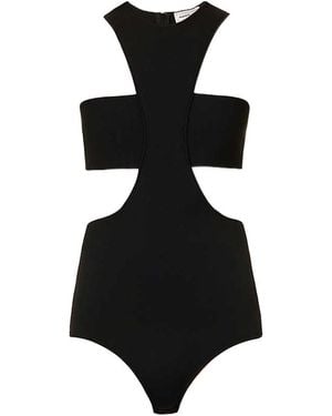 McQueen Cutout Top - Black