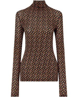Rabanne Long Sleeved Top - Brown