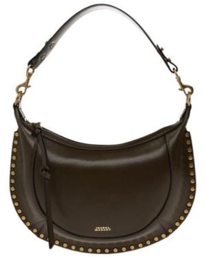 Isabel Marant Letter Shoulder Bag - Brown