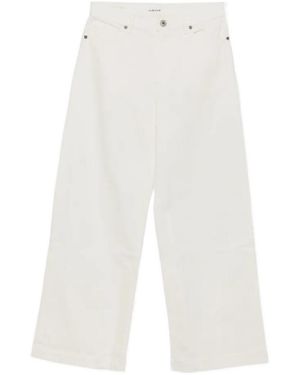 P.A.R.O.S.H. Wide-Leg Pants - White