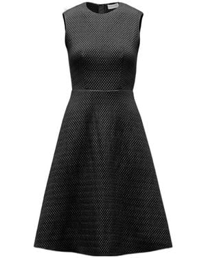 Moncler Fit And Flare Dress - Black