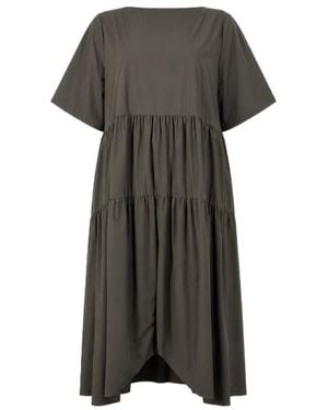 Herno Short Sleeve Dress - Gray