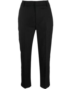 Dondup Straight Leg Tailored Pants - Black