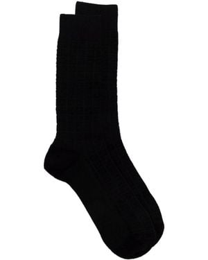 Givenchy 4G Jacquard Ankle Socks - Black