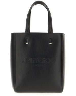 Jimmy Choo Logo Handbag - Black