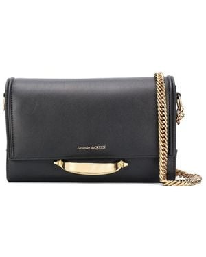McQueen The Story Shoulder Bag - Grey