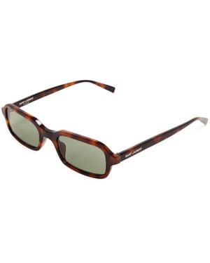 Saint Laurent Rectangular Sunglasses - White