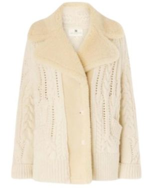 Ermanno Scervino Long-Sleeve Cardigan - Natural
