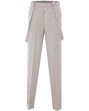 Dondup Tecla Flared Trousers - Grey