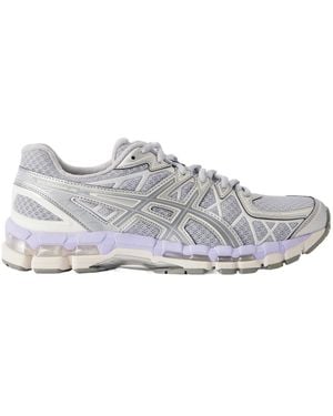 Asics Rubber-Trimmed Mesh Sneakers - Gray