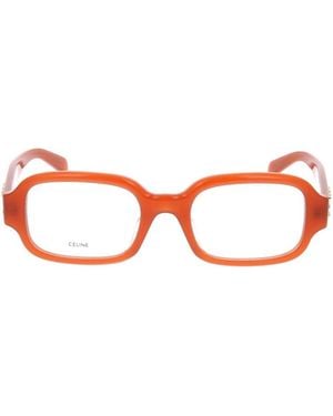 Celine Full Frame Plain Mirror - Red