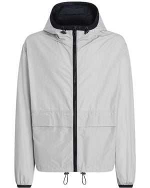 Dolce & Gabbana Hooded Zip Jacket - Gray