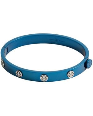 Tory Burch Enamel Bangle Bracelet - Blue