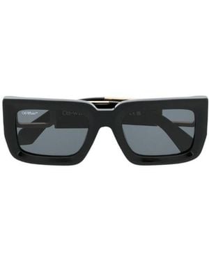 Off-White c/o Virgil Abloh Boston Rectangular Frame Sunglasses - Multicolour