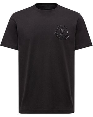 Moncler Crewneck Short-Sleeved T-Shirt - Black