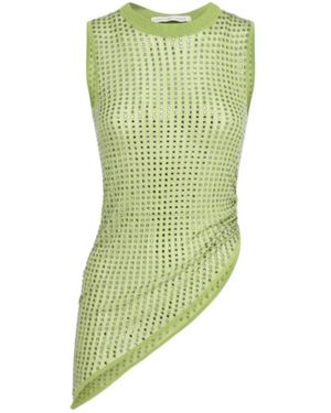Christopher Esber Crystal-Embellished Vest - Green
