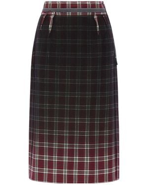 Maison Margiela Chic Mini Skirt For - Red