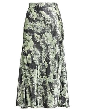 Tory Burch Midi Skirts - Green