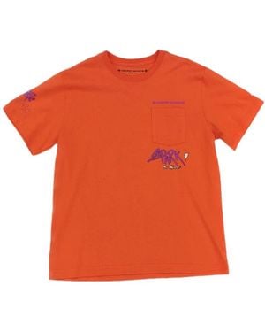 Chrome Hearts Pattern Printed T-Shirt - Orange