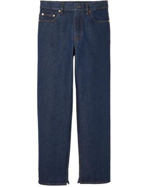 デニム・ジーパン GUCCI BALLOON DENIM PANT WITH PETITE FIT Gucci Balloon Denim Pant With Petite Fit in Blue | Lyst