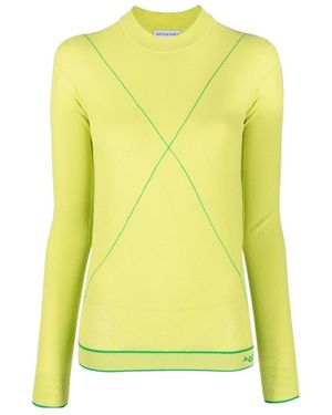 Bottega Veneta Round-Neck Knitwear - Yellow