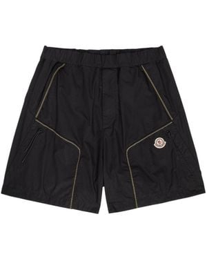 Moncler Comfortable Cotton Shorts - Black