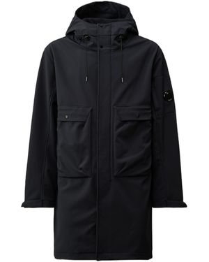 C.P. Company Cp Shell-R Hooded Parka Jacket - Blue