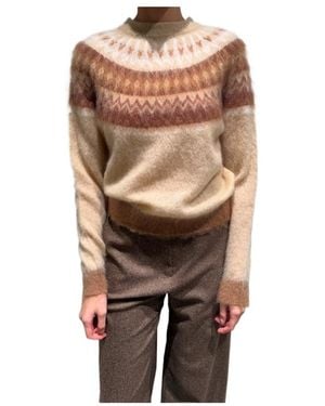 Max Mara Crasso Fair Isle Knitted Jumper - Multicolour