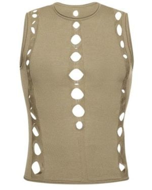 Dion Lee Hollow-Out Detail Vest - Multicolour