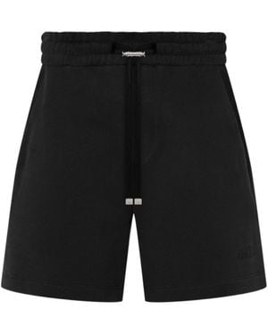 Amiri Logo Embroidered Shorts - Black