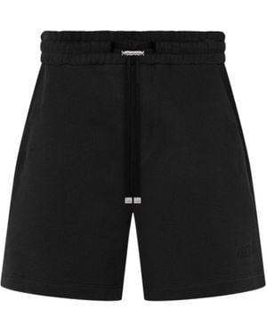 Amiri Logo Embroidered Shorts - Black