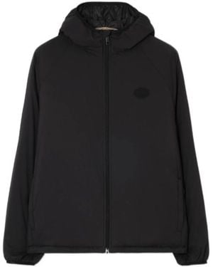 Burberry Packable Nylon Dunwich Hooded Jacket - Black