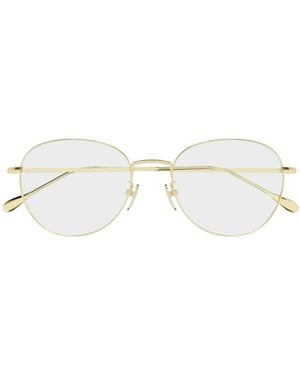 Gucci Eyewear Oval Frame Glasses - White
