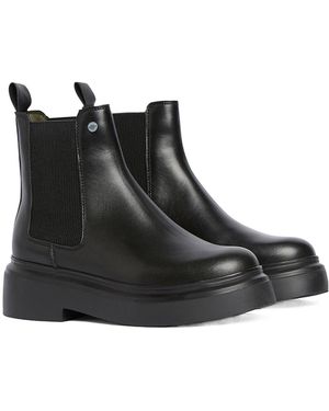 Barbour Solid Colour Ankle Boots - Black