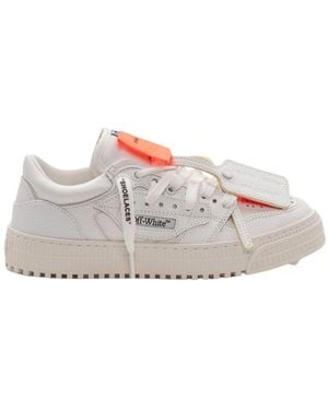 Off-White c/o Virgil Abloh 3.0 Court Lace-Up Sneakers - Gray