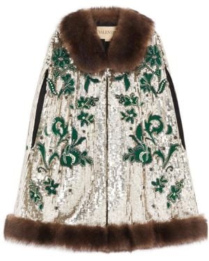 Valentino Collarless Sleeveless Vest - Green