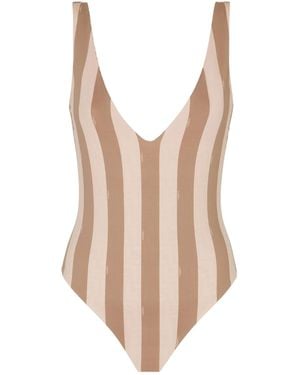 Fendi Reversible Lycra Swimsuit - White