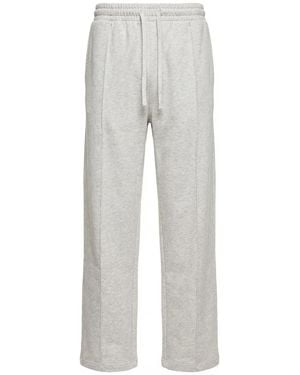 Gucci Web Detailed Logo Embroidered Trousers - White