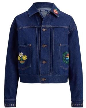 Polo Ralph Lauren Bead-Embellished Denim Jacket - Blue
