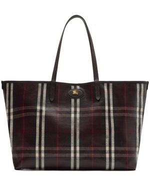 Burberry Medium Highlands Tote - Black