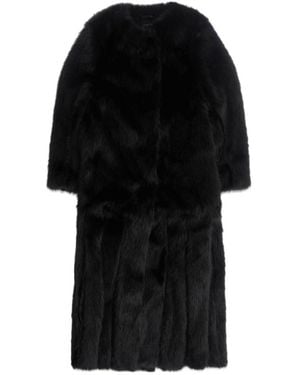 Simone Rocha Belted Long Coat - Black