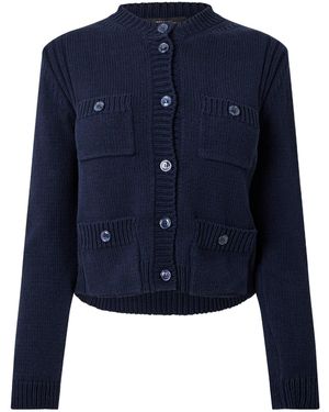 Weekend by Maxmara Dark Knit Cardigan - Blue