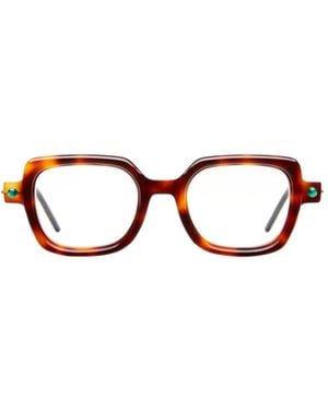 Kuboraum P4 Hs Square-Frame Glasses - White