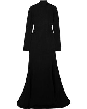 Tom Ford High-Necked And Long-Sleeved Dress - Black