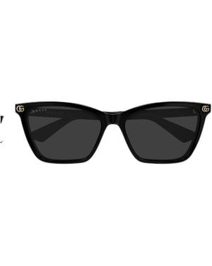 Gucci Eyewear Cat Eye Frame Sunglasses - White