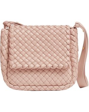 Bottega Veneta Mini Cobble Shoulder Backpack - Pink