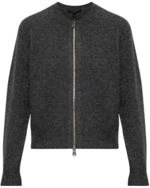 AllSaints Front Zip-Up Cardigan - Black